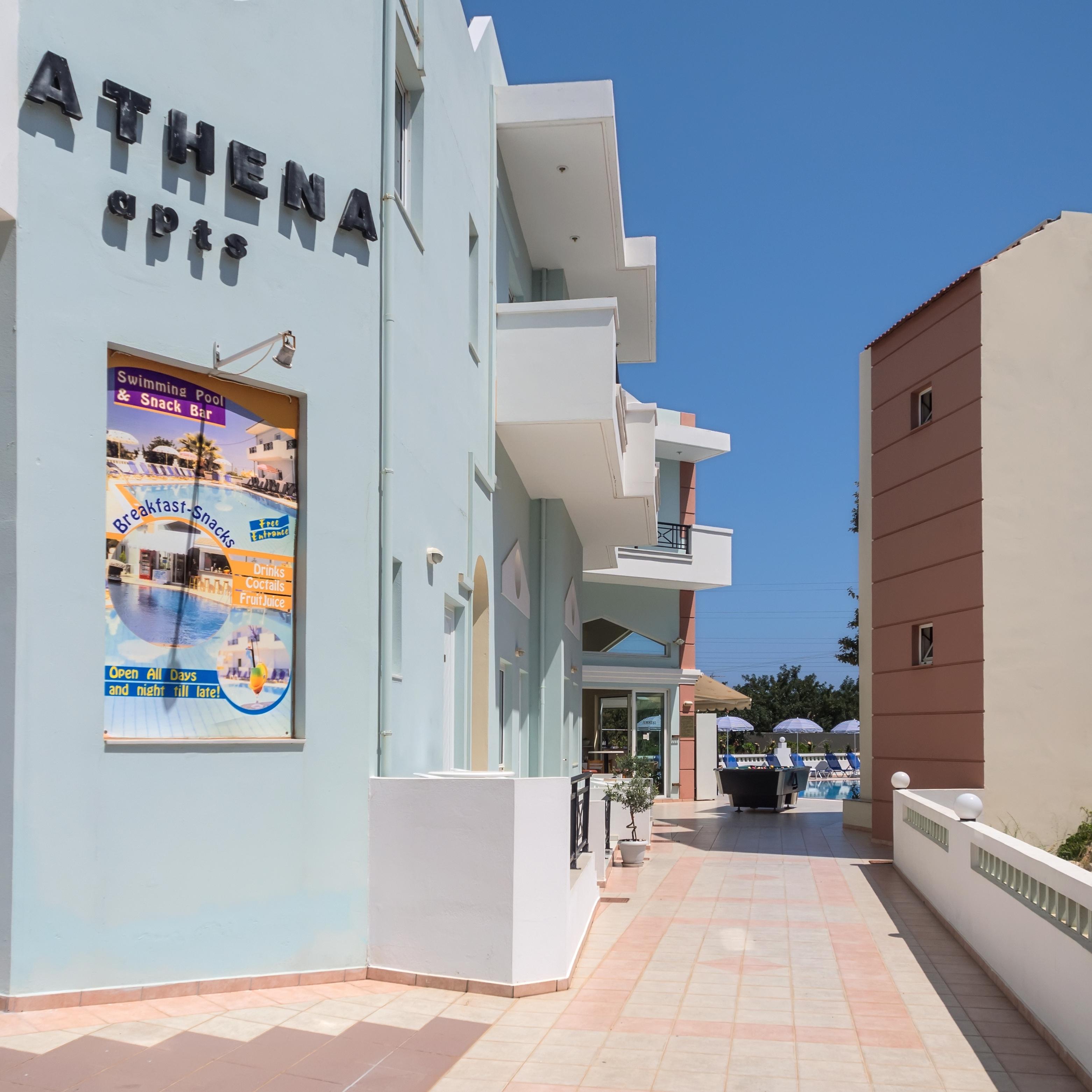 Athena Apartments Stalida Esterno foto